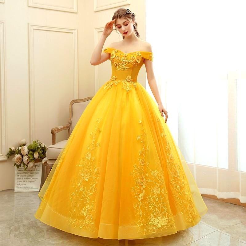 Robe Princesse Adulte Jaune | Princesse ...